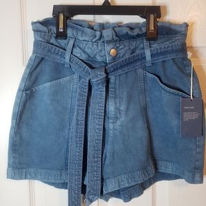 Womens high wasted denim shorts